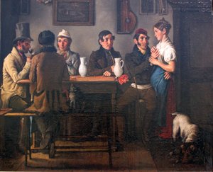 旅館内 作： Johann Michael Neder
